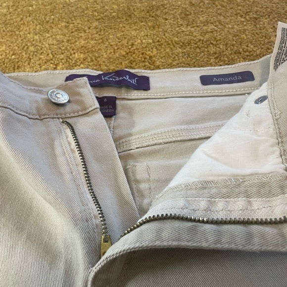 Gloria Vanderbilt Beige Jeans AMANDA Women’s Size 8 - Picture 4 of 9
